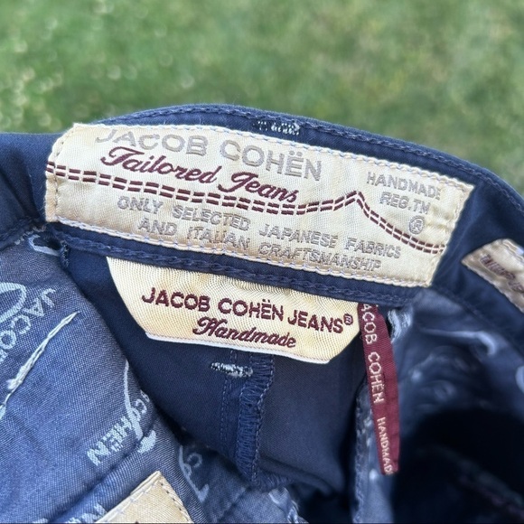 Jacob Cohen Navy Blue Shorts Size 31 Made in Italy - Picture 4 of 7